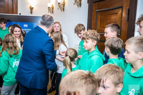 Nagrody Burmistrza w dziedzinie SPORTU_15 maja 2023 r. | gizycko.pl/ Fotografia Tomasz Karolski