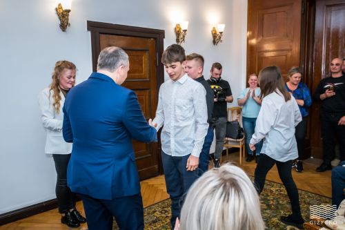 Nagrody Burmistrza w dziedzinie SPORTU_15 maja 2023 r. | gizycko.pl/ Fotografia Tomasz Karolski