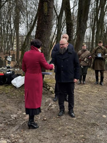 Odsłonięcie i poświęcenie grobu kpt. Józefa Kalecińskiego ps. „ADIL”